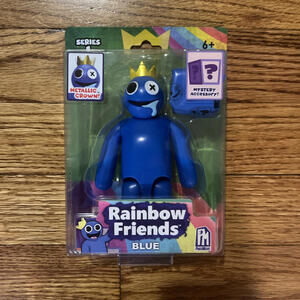 Rainbow Friends BLUE 5" Action Figure Posable Figure Series 1 PhatMojo Sealed